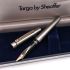 ☆典藏老筆☆ 西華SHEAFFER TARGA 不鏽鋼桿 14K尖 F尖 全新品