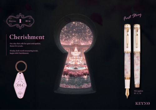 『預購商品，預計三月底到貨』韓國 DOMINANT INDUSTRY「KEYNO No. 014「Cherishment 珍愛」 鋼筆