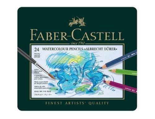 德國 Faber-Castell 輝柏 24色 藝術家級水彩色鉛筆(117524)