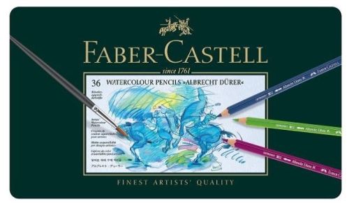 德國 Faber-Castell 輝柏 36色 藝術家級水彩色鉛筆（117536）