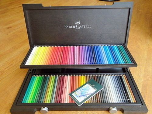 德國 Faber-Castell 輝柏 藝術家級 水性色鉛筆 120色 原木盒 典藏組合套裝（117513）