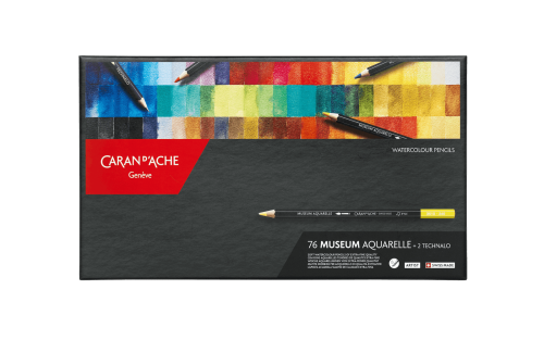 瑞士卡達 Caran d'Ache  MUSEUM 博物館級水性色鉛筆 76色紙盒