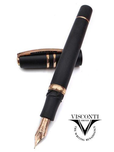 義大利 Visconti HOMO SAPIENS 智人 火山熔岩 18K 鋼筆 （銅夾負壓）