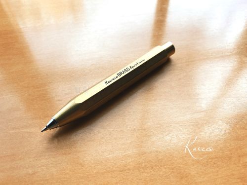 德國 Kaweco sport BRASS 0.7mm 自動鉛筆（黃銅款）可加購短鋼皮套