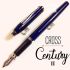CROSS 高仕CENTURY II 亮藍銀夾 鋼筆