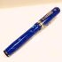 美國 Wahl-Eversharp DECOBAND 飾環系列 Oversized 18K金 氣壓上墨 鋼筆（AMALFI BLUE藍色大理石 金夾）