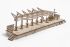 烏克蘭UGEARS 木製自我推進模型 - 車站月台 Railway Platform