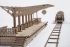 烏克蘭UGEARS 木製自我推進模型 - 車站月台 Railway Platform