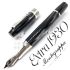 義大利 Montegrappa 萬特佳 Extra 1930 純銀 賽璐珞 18K金 鋼筆（竹炭黑）