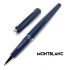 德國 Montblanc 萬寶龍 PIX 鉑金夾 鋼珠筆（深藍色）