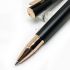 德國 Faber-Castell 輝柏 NEO 黑沙袖珍帝黃金 鋼珠筆（343114）