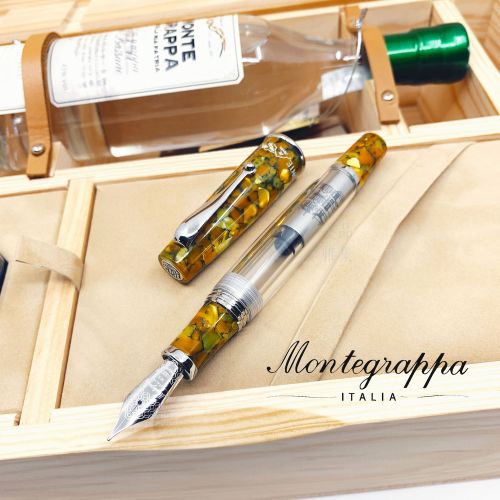 義大利 Montegrappa 萬特佳 La Canzone del Grappa系列 限量October Green 淺綠14K 鋼筆