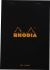 法國 RHODIA N°16 黑色上翻筆記本 148mmx210mm A5 空白內頁（160009C）