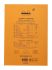 法國 RHODIA N°18 橘色上翻筆記本 210mmx297mm A4 方格內頁（18200C）