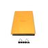 法國 RHODIA ePURE系列 橘色封套N°13上翻筆記本 方格內頁 附筆插 （118138C）