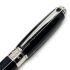 法國 S.T. DUPONT 都彭 LINE D Black lacquer & palladium 14K鋼筆（新款 LARGE系列）
