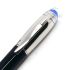 德國 Montblanc 萬寶龍 Starwalker 漂浮 藍色星球 Doué 黑桿金屬筆蓋 14K金 鋼筆