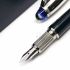 德國 Montblanc 萬寶龍 Starwalker 漂浮 藍色星球 Doué 黑桿金屬筆蓋 14K金 鋼筆