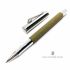 德國 Graf von Faber-Castell 繩紋飾 鋼珠筆（橄欖綠）