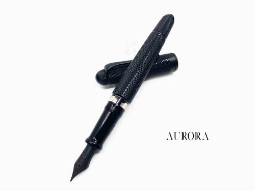  義大利 Aurora 888 Black Mamba 黑色曼巴蛇 全球限量888支 18K 活塞鋼筆 