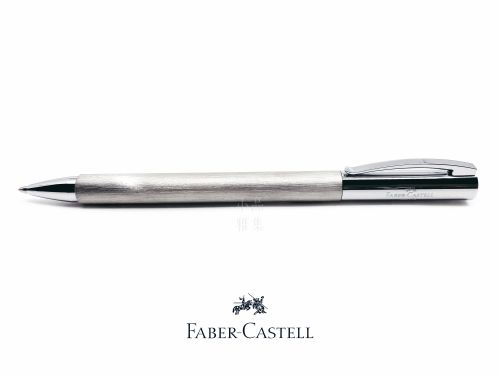 德國 Faber-Castell 輝柏 Ambition 成吉思汗 銀絲不鏽鋼 原子筆（148152）