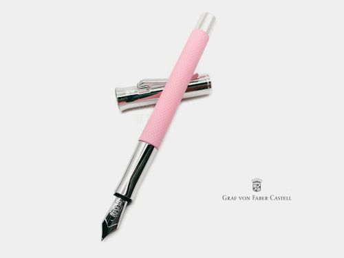 德國 Graf von Faber-Castell 繩紋飾 18K 鋼筆（Yozakura 夜櫻）